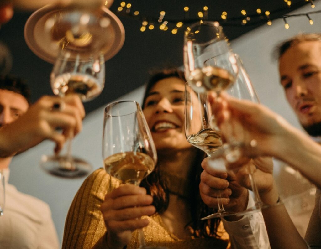 Raising a toast