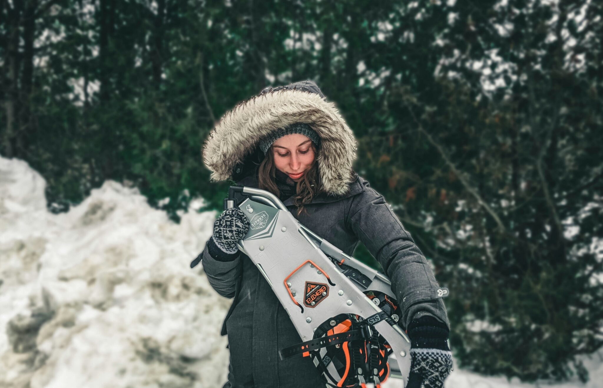 Snowshoeing