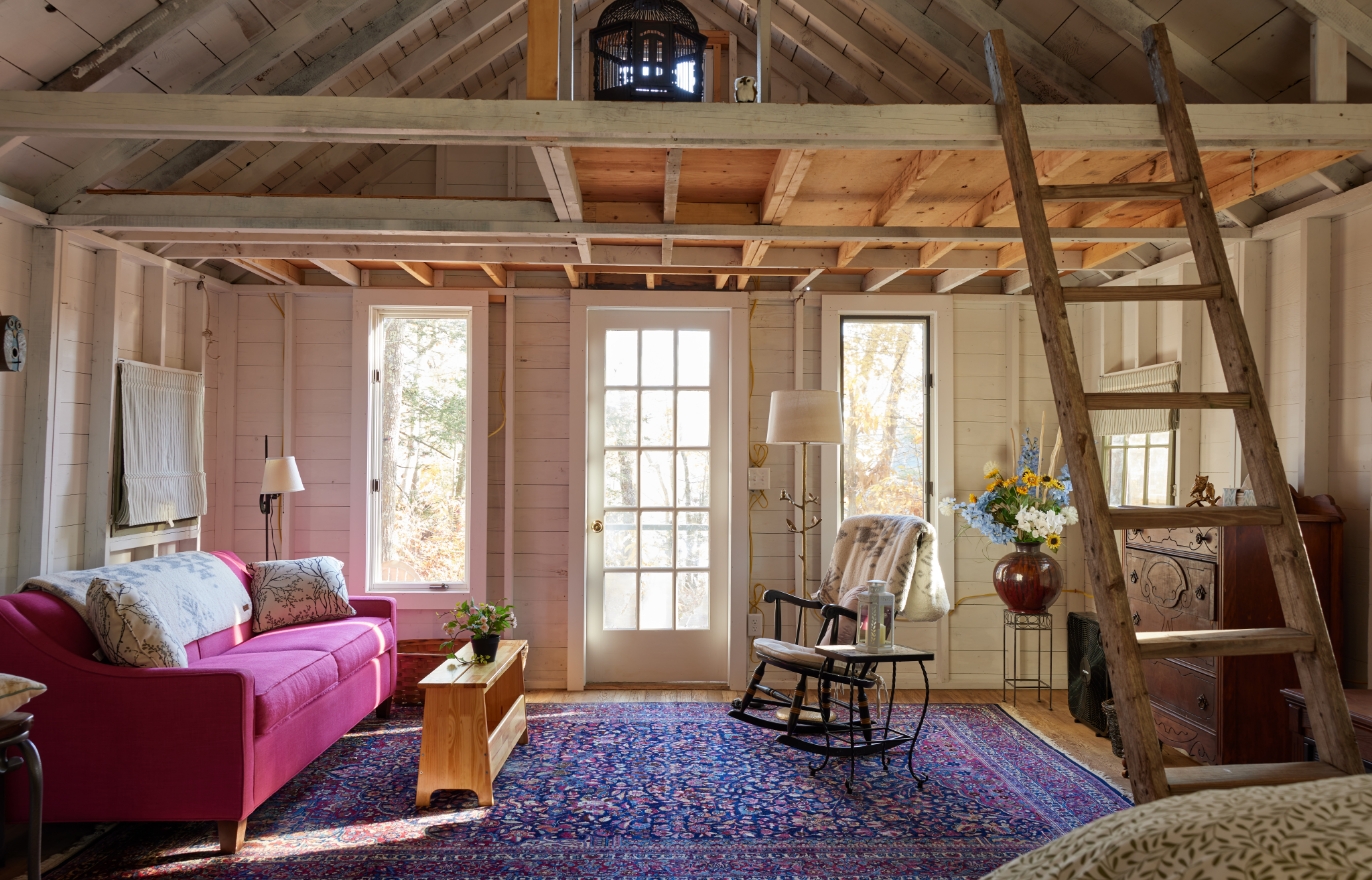 Owl cabin interior